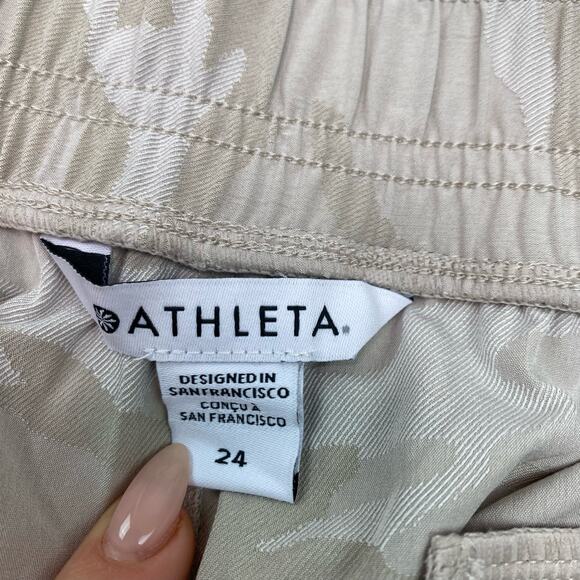 Athleta Women's Brooklyn Camo Jogger Size 24 Tan NWT - Picture 9 of 16